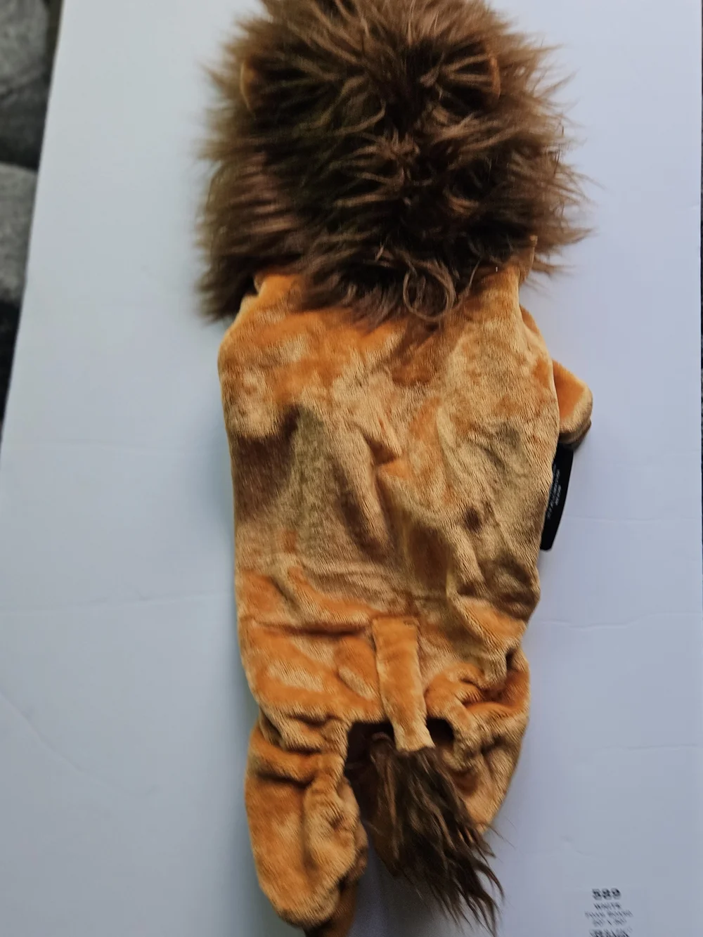 Pet Apparel Lion Dog Costume, a plush fleece